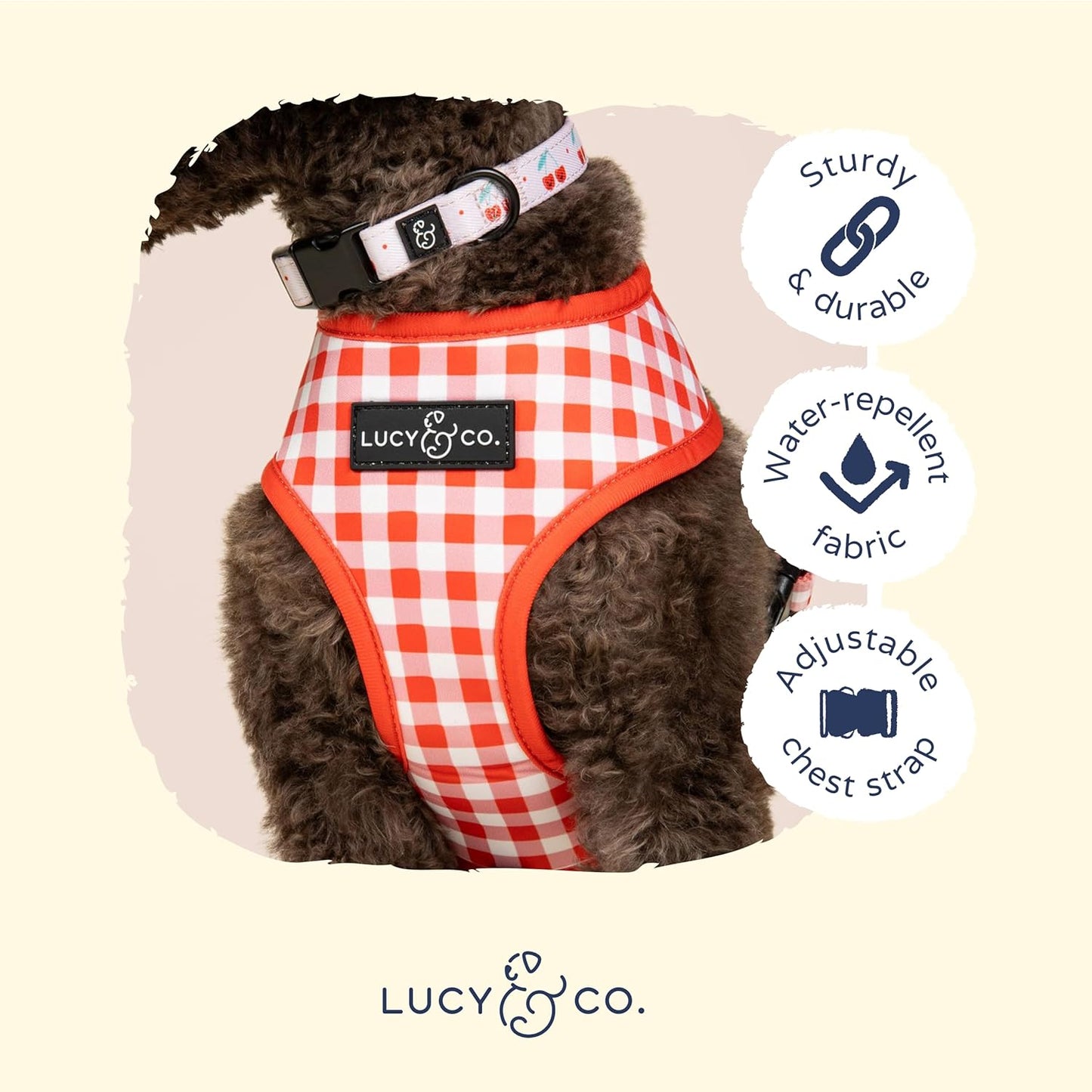 Cheery Cherries Reversible Harness