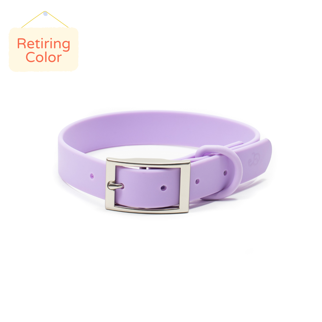 Lilac Waterproof PVC Collar