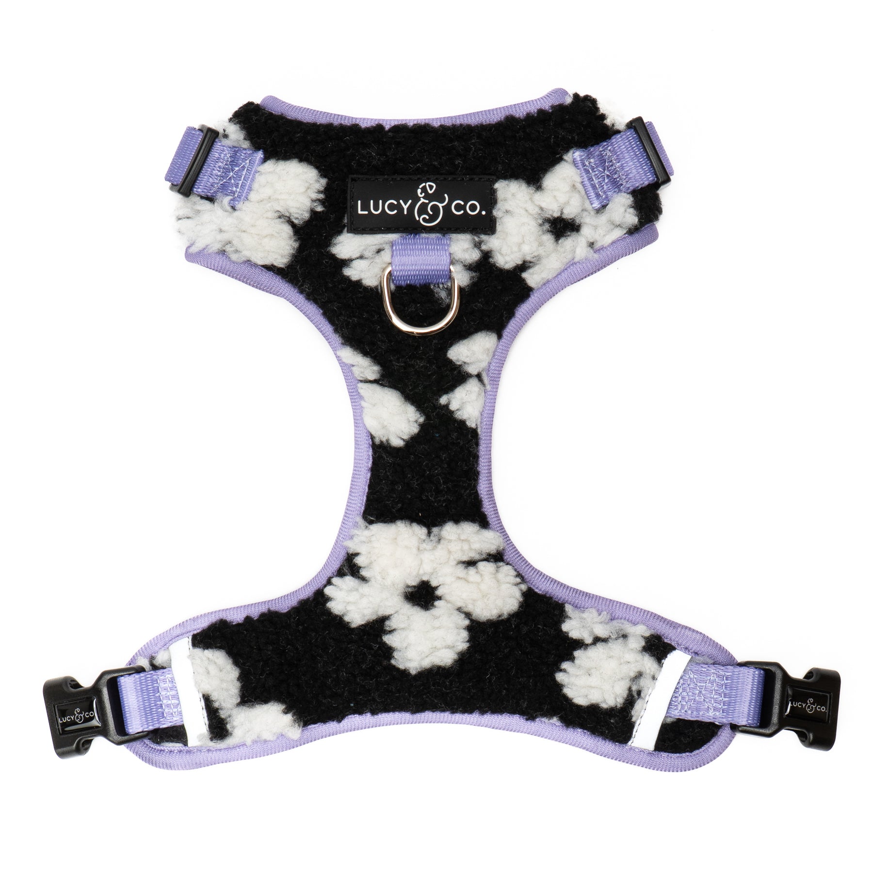 The Far Out Teddy Fleece Fall No-Pull Harness | Lucy & Co.