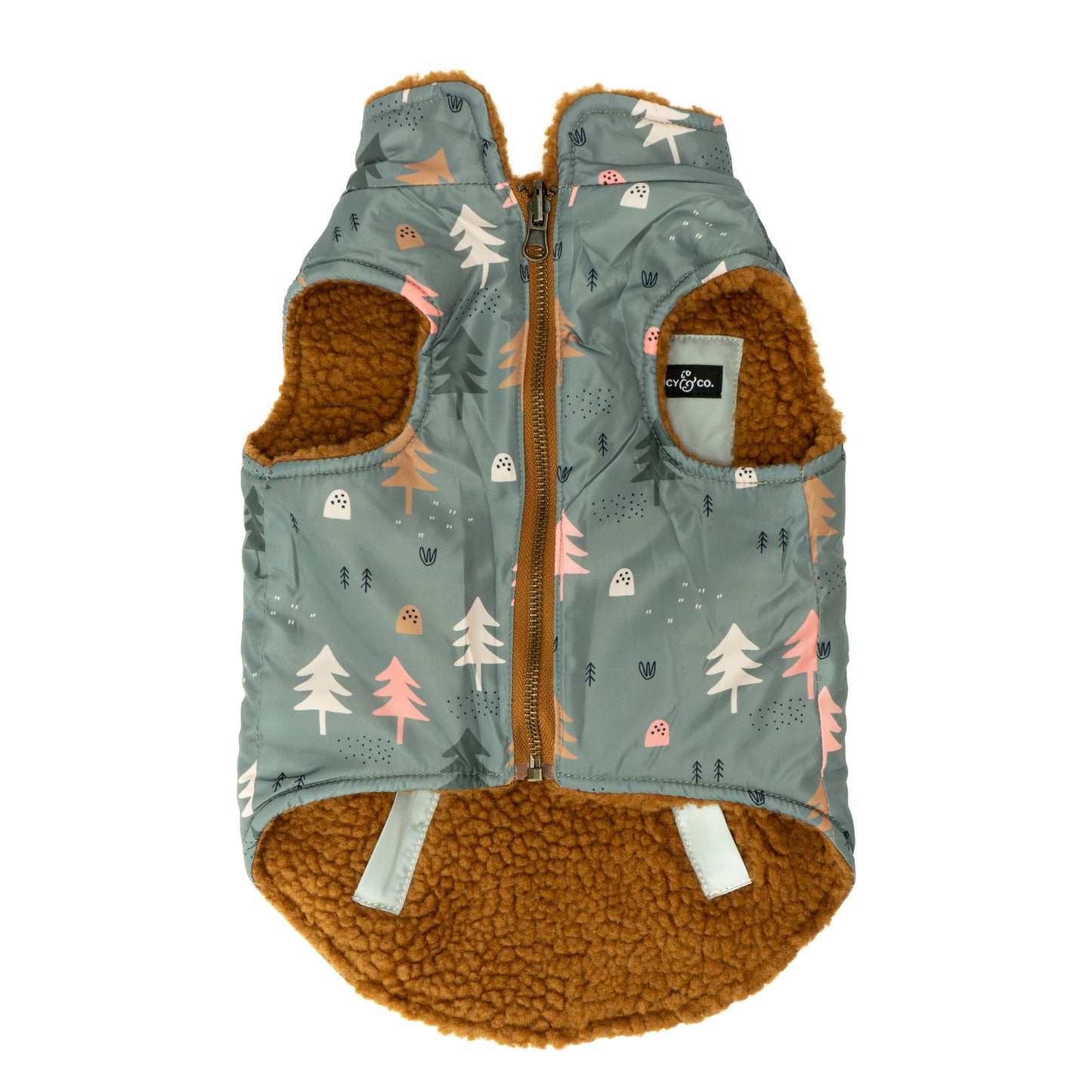 The Take a Hike Reversible Teddy Vest
