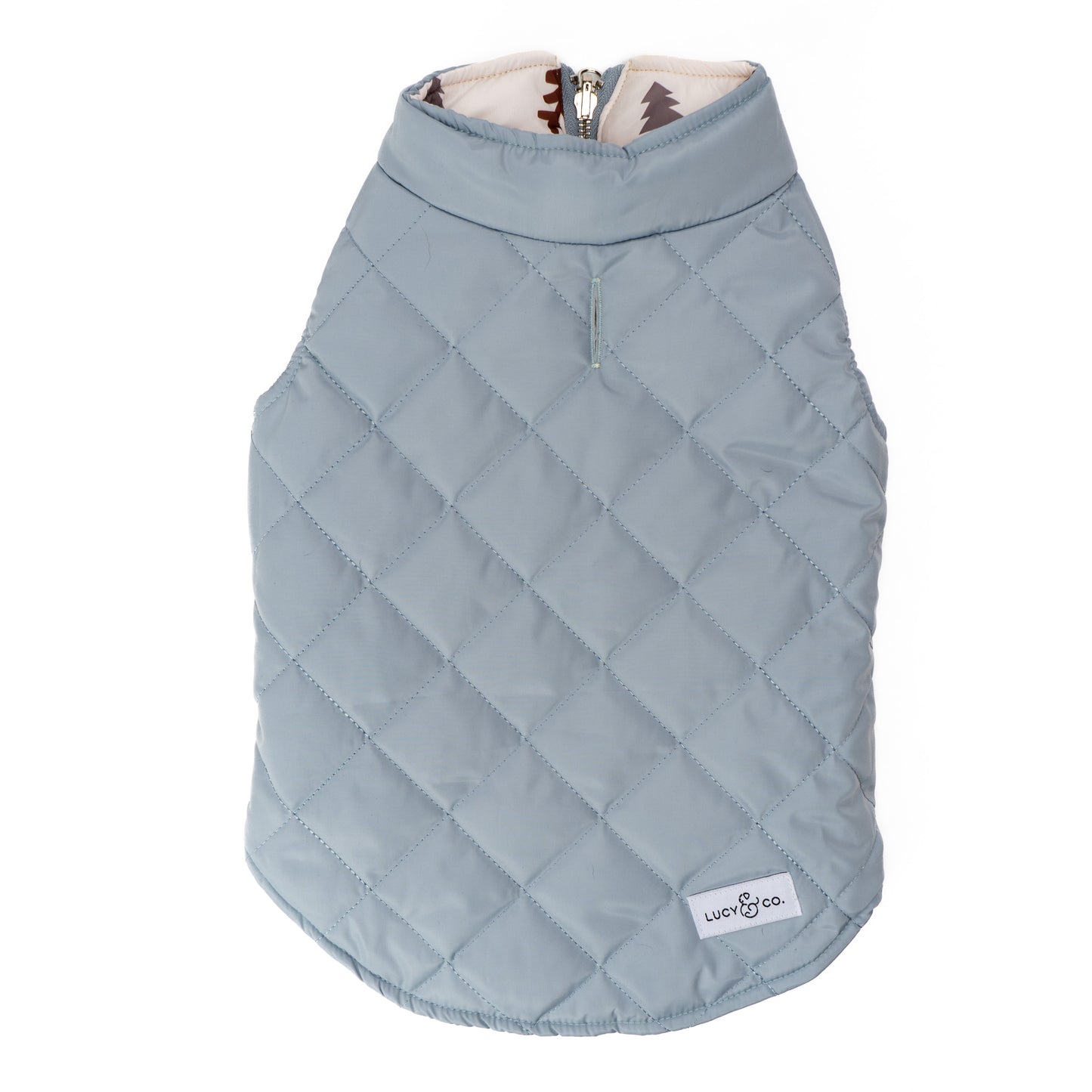 The Flurried Forest Reversible Puffer Vest