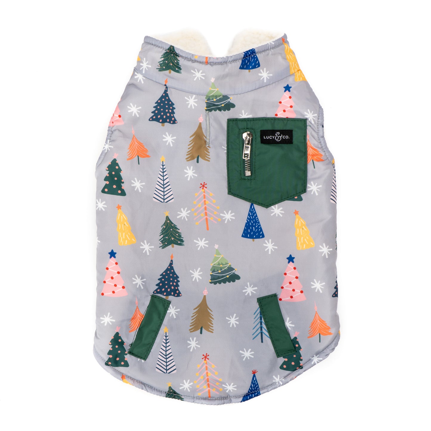 Limited Edition! The Tree-mendous Reversible Teddy Vest