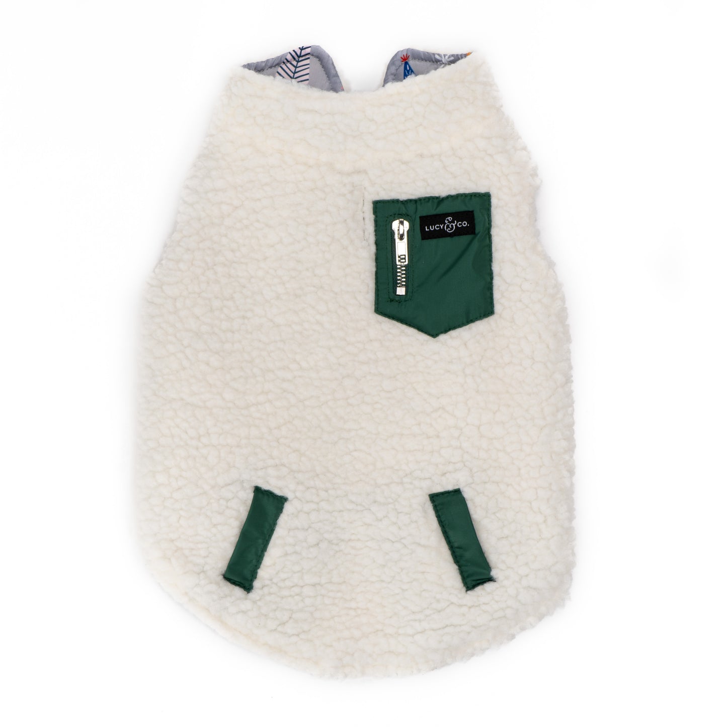 Limited Edition! The Tree-mendous Reversible Teddy Vest