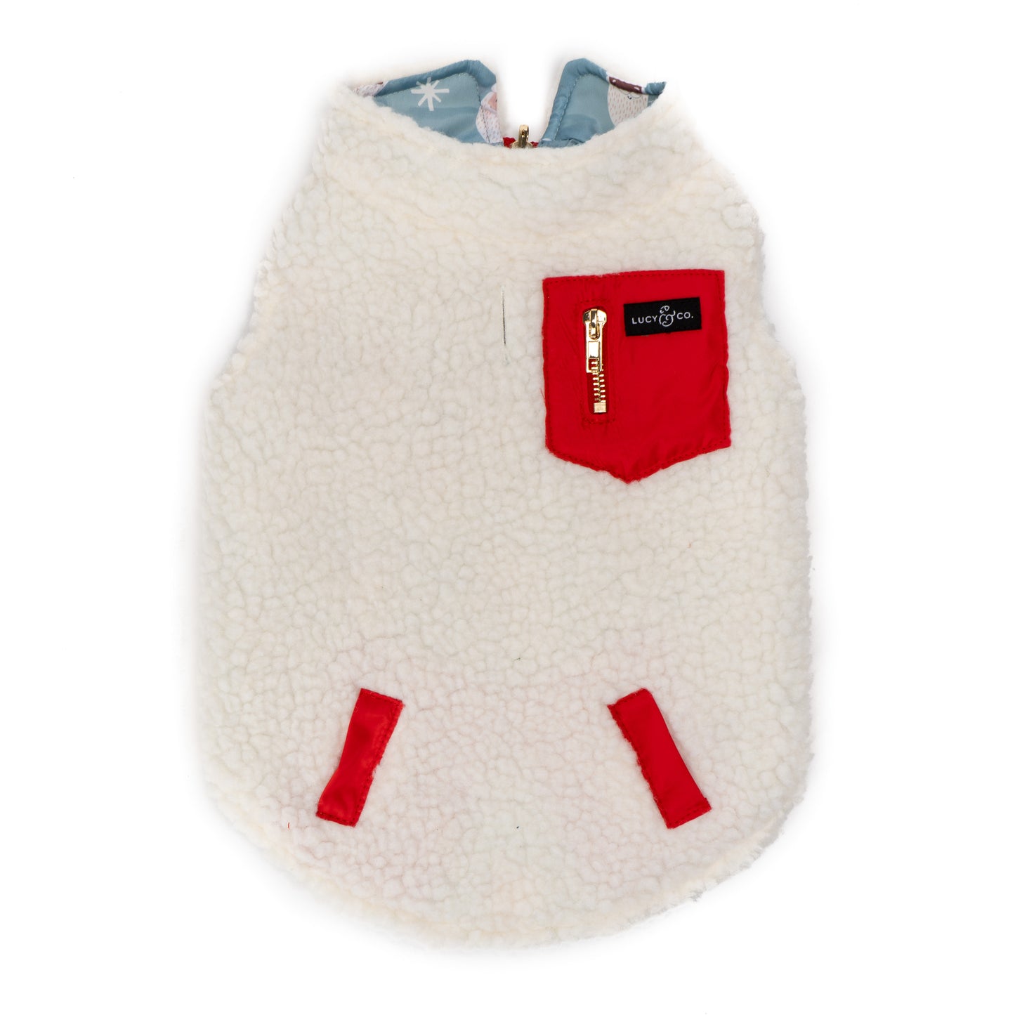Limited Edition! The Merry & Bright Reversible Teddy Vest