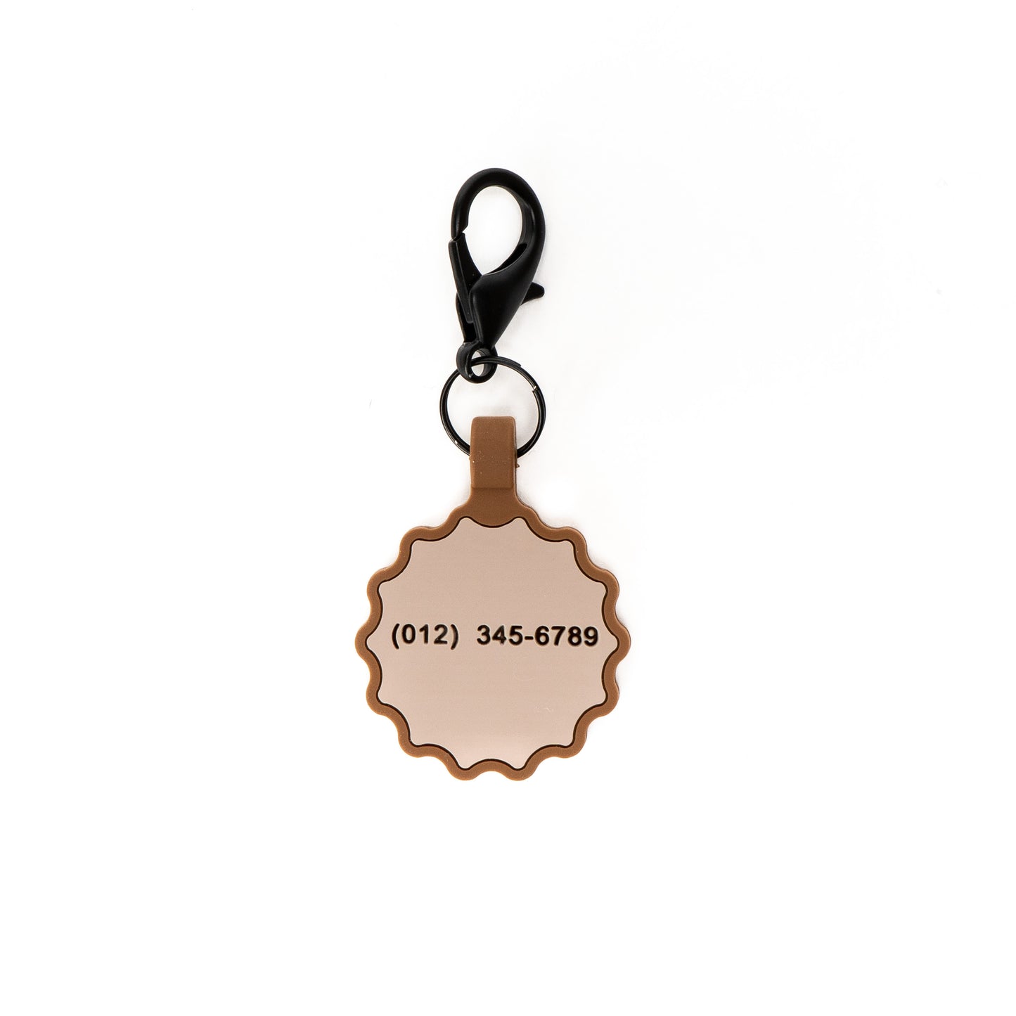 The Cinnamon Silicone Personalized ID Tag