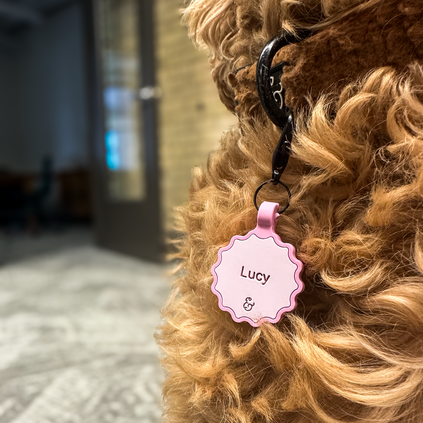 The Rosewater Silicone Personalized ID Tag