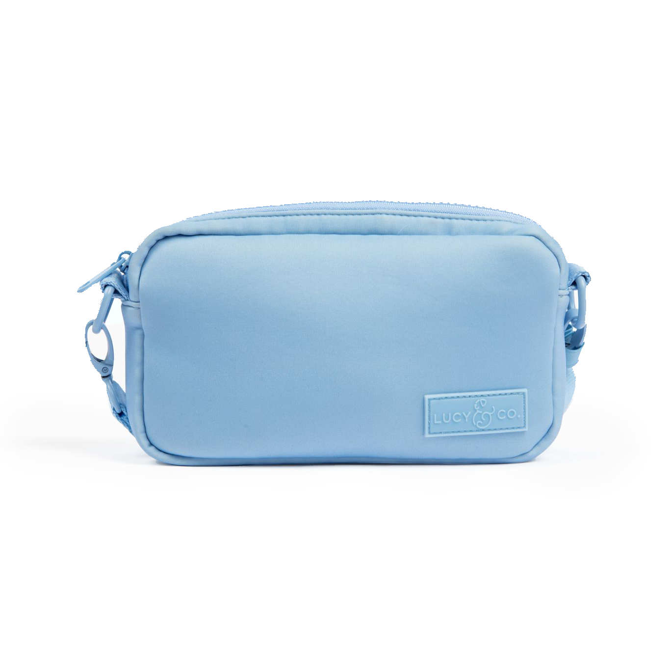 The Denim Crossbody Dog Treat Bag Poop Bag Dispenser Lucy Co