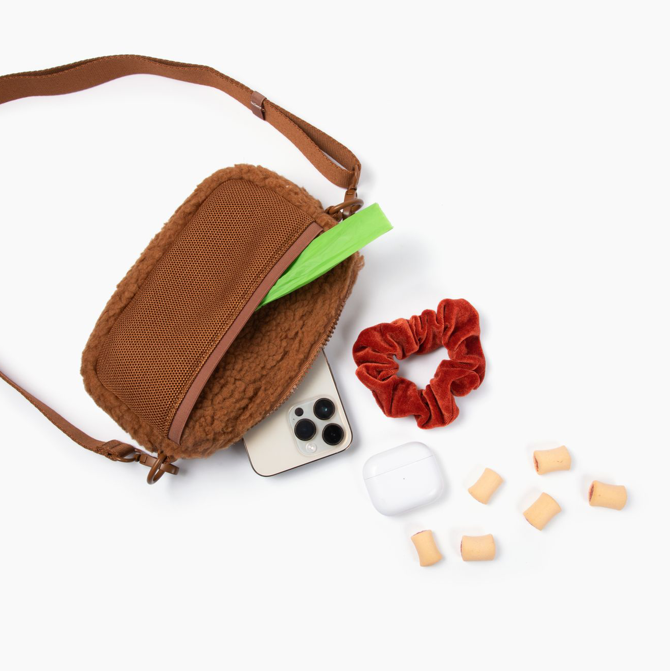 The Cinnamon Teddy Crossbody Bag