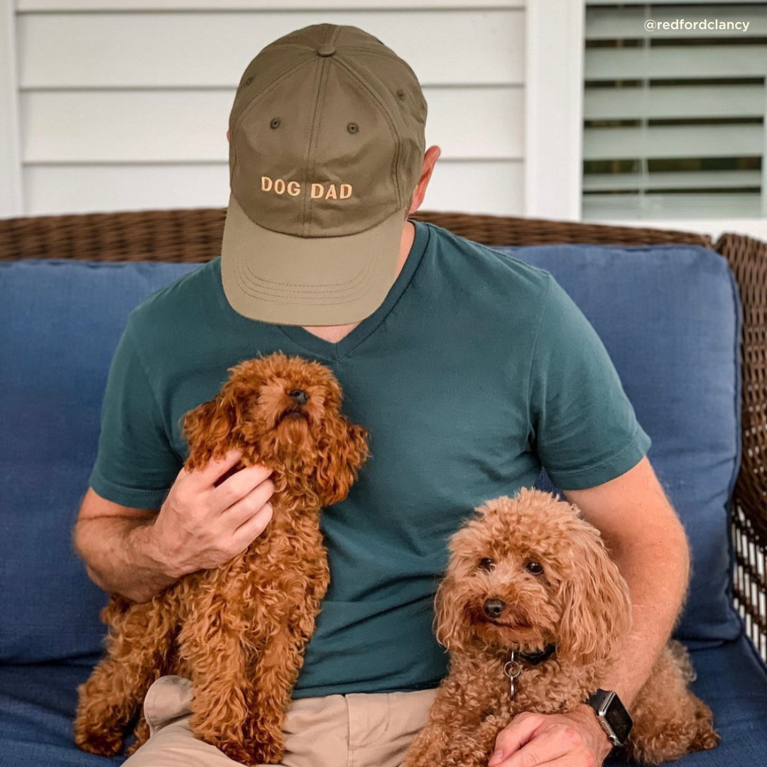 Olive top dad hat