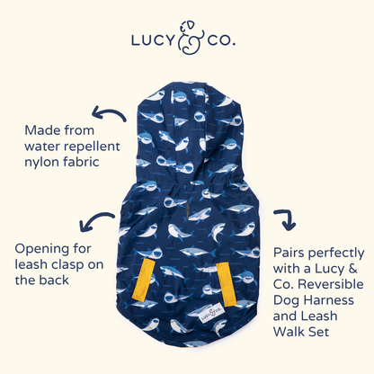 Shark Attack Reversible Raincoat
