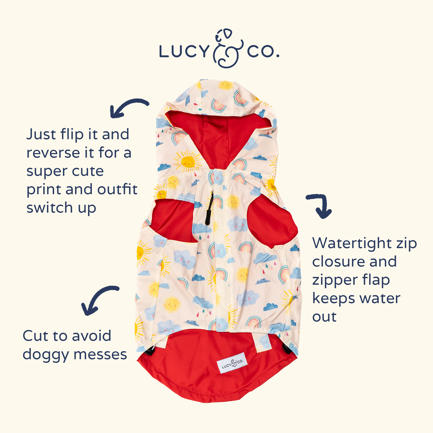Rain or Shine Reversible Raincoat