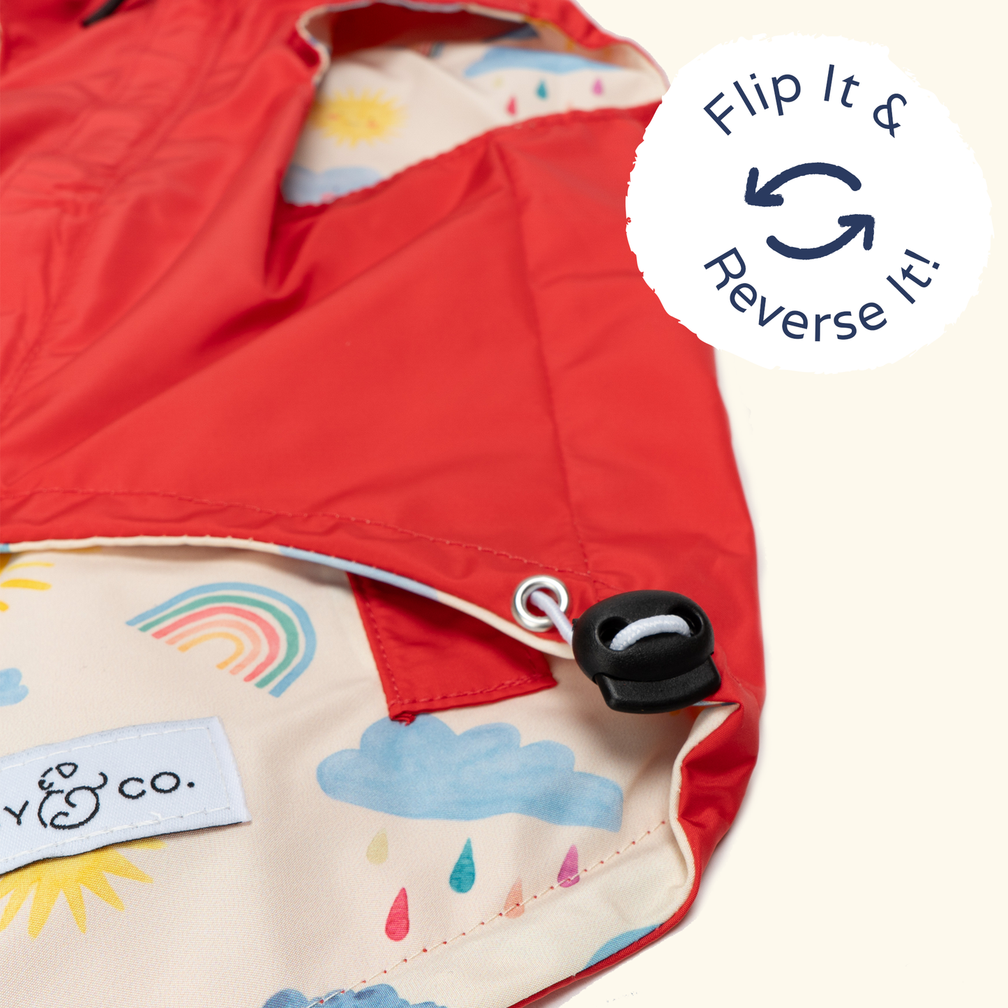 Rain or Shine Reversible Raincoat