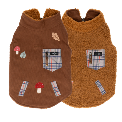 Woodland Wonder Reversible Teddy Vest