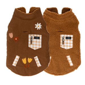 Chocolate Meadows Reversible Teddy Vest