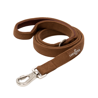 Chocolate Meadows Corduroy Leash