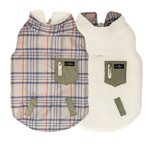 Mad for Plaid Reversible Teddy Vest