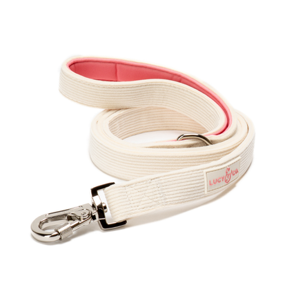 Ivory Corduroy Leash