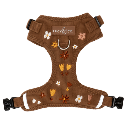 Chocolate Meadows Corduroy No-Pull Harness
