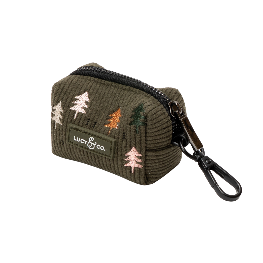 Take a Hike Corduroy Poop Bag Holder