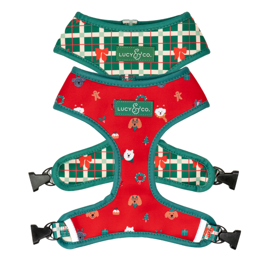 Happy Howlidays Reversible Harness