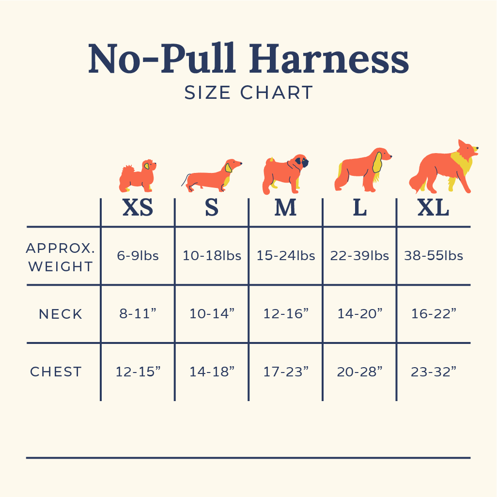 Navy No-Pull Harness