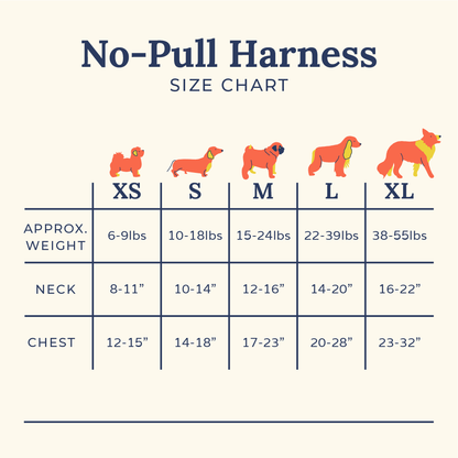 Navy No-Pull Harness