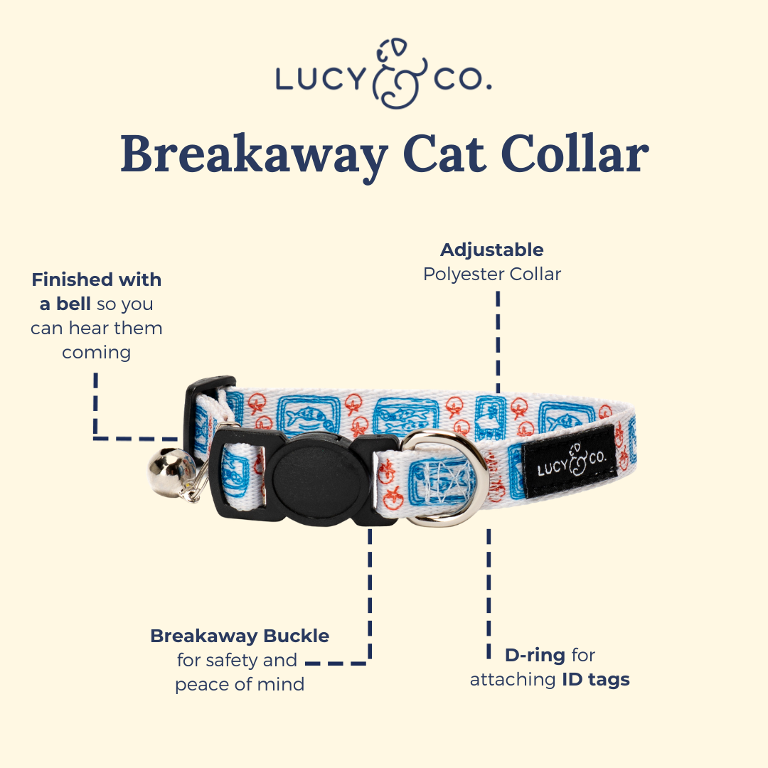 Tinned Fish Breakaway Cat Collar
