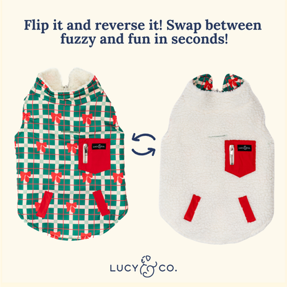 Happy Howlidays Reversible Teddy Vest