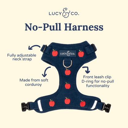 Appley Ever After Corduroy No-Pull Harness