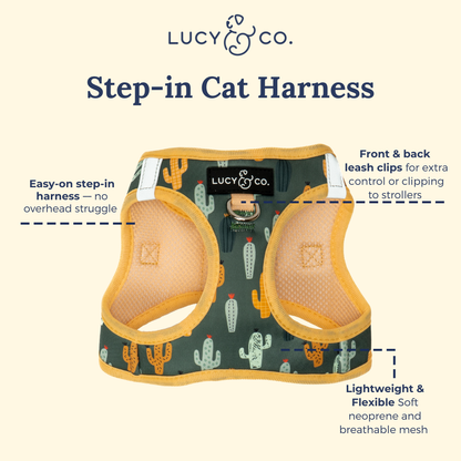 Looking Sharp Step-in Cat Harness
