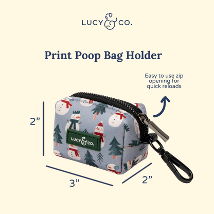 Snow Much Fun Poop Bag Holder