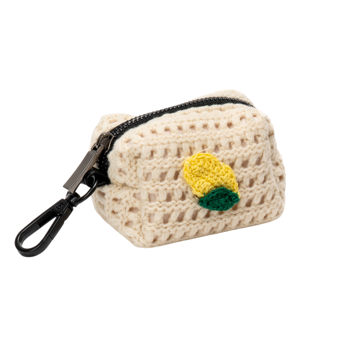 Main Squeeze Crochet Poop Bag Holder