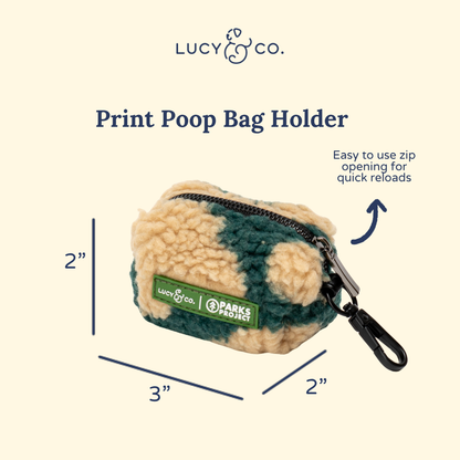 Lucy & Co. x Parks Project Geyser Fleece Poop Bag Holder
