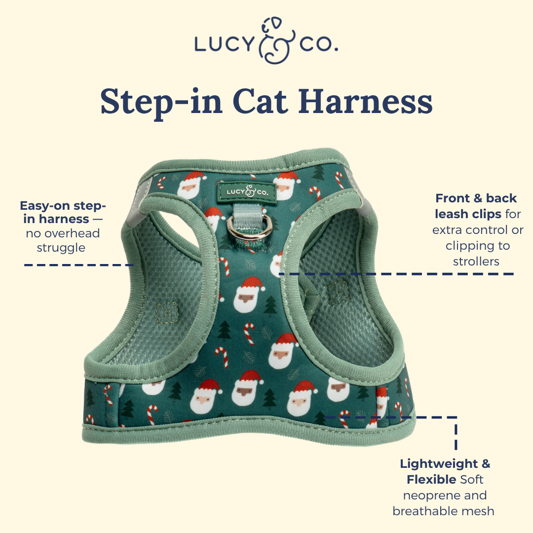 Santa Land Step-in Cat Harness