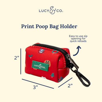 Happy Howlidays Poop Bag Holder