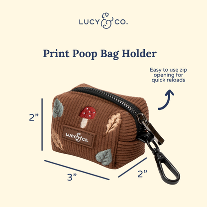 Woodland Wonder Corduroy Poop Bag Holder