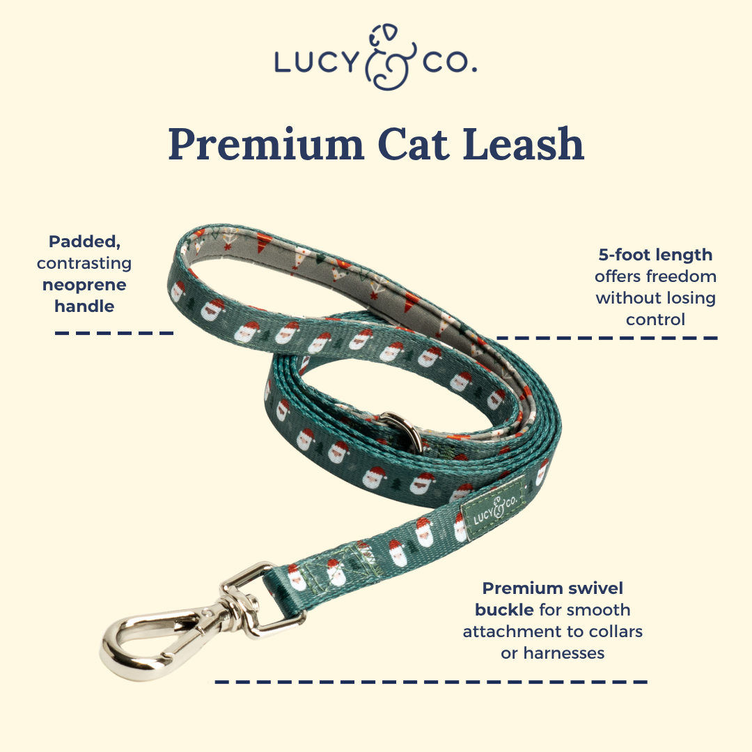 Santa Land Cat Leash