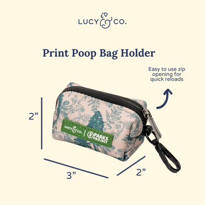 Lucy & Co. x Parks Project Sequoia Seedlings Poop Bag Holder