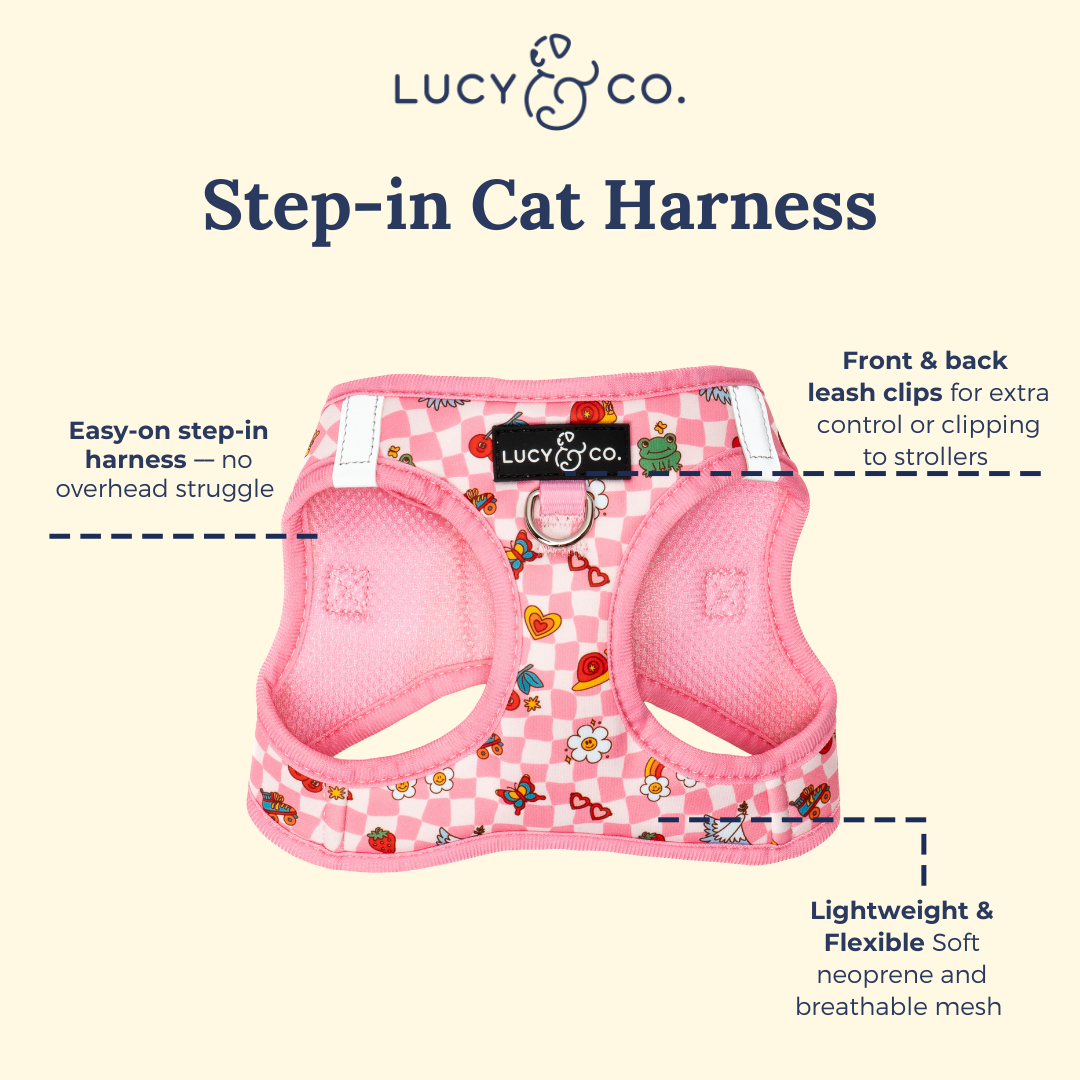 Cutie Patootie Step-in Cat Harness