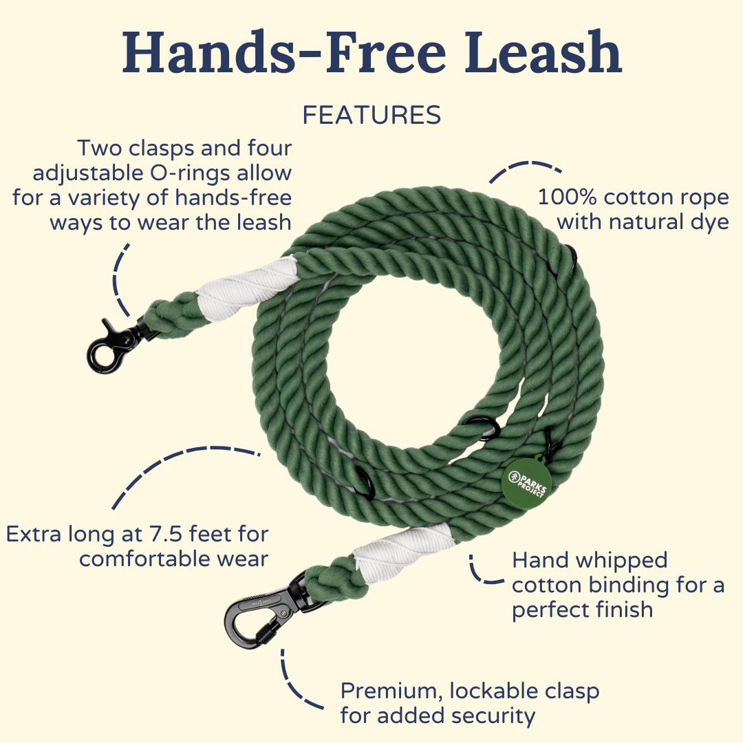 Fern Hands-Free Rope Leash