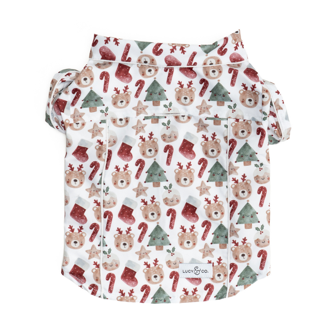 Jingle Bells Pajamas + Human Eye Pillow