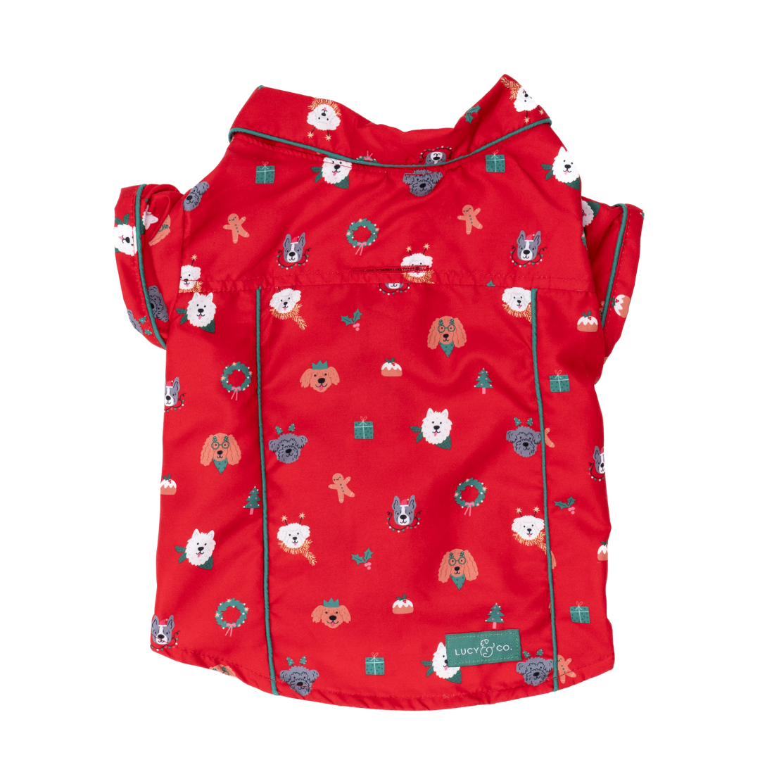 Happy Howlidays Pajamas + Human Eye Pillow