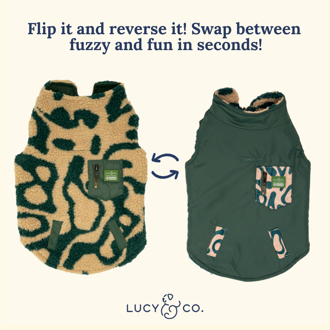 Lucy & Co. x Parks Project Geyser Reversible Teddy Vest