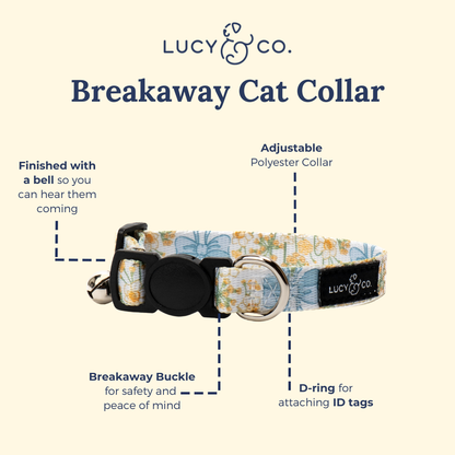 Sunshine and Daffodils Breakaway Cat Collar