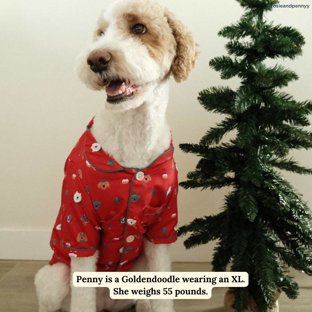 Happy Howlidays Pajamas + Human Eye Pillow