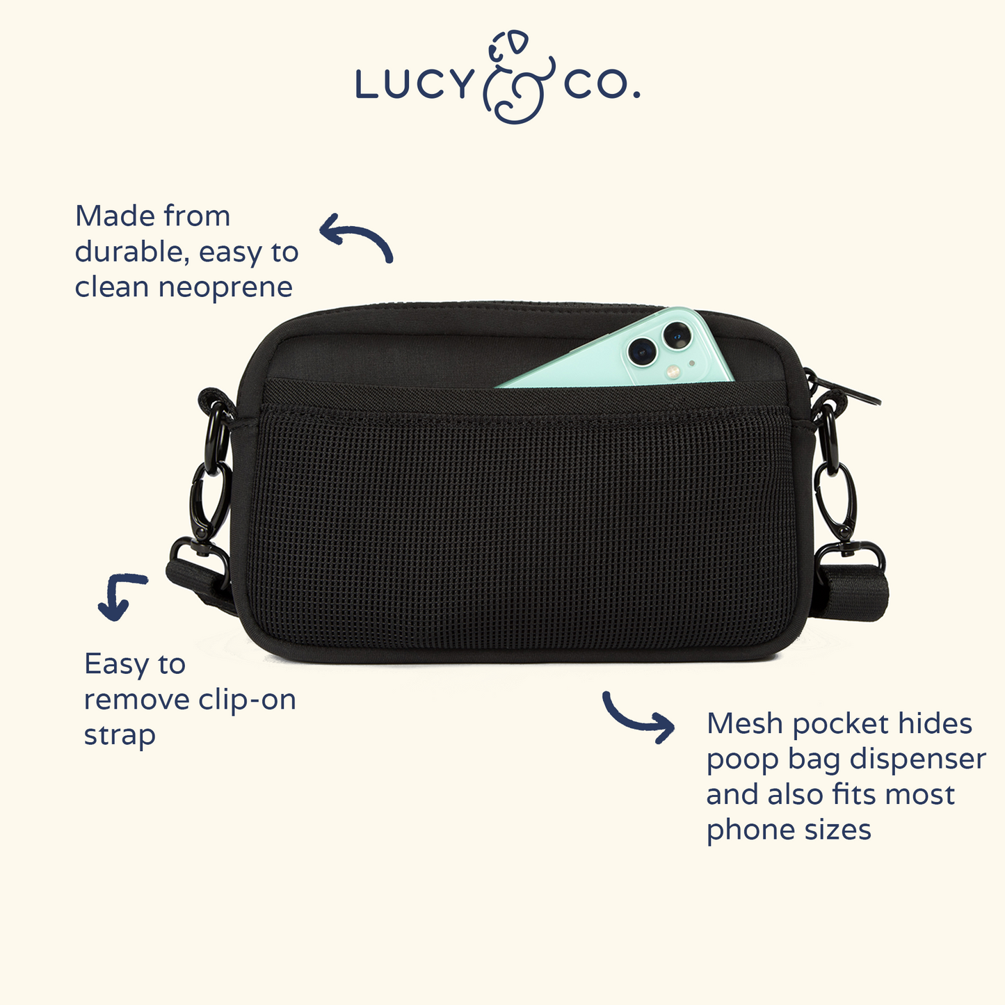 Midnight Crossbody Treat Bag