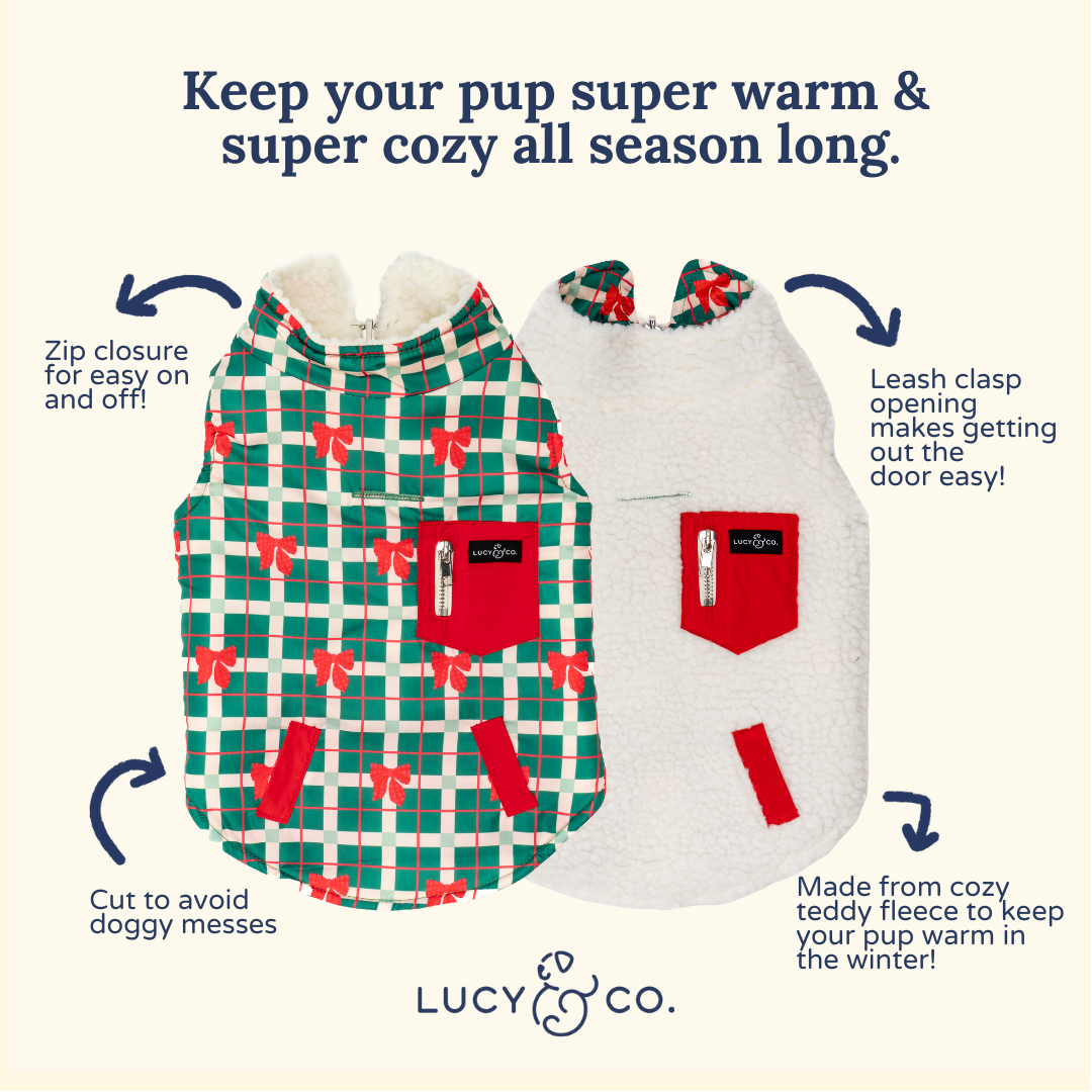 Happy Howlidays Reversible Teddy Vest