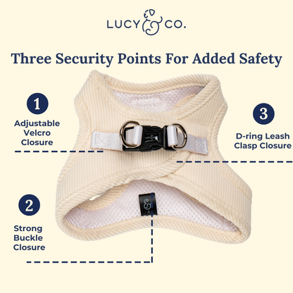 Ever So Sweet Corduroy Step-in Cat Harness