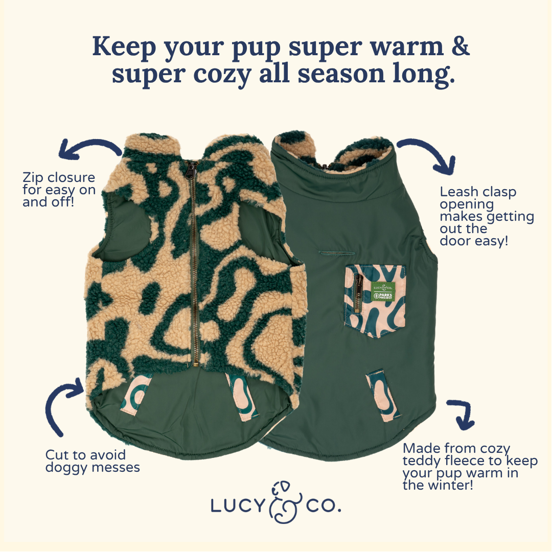 Lucy & Co. x Parks Project Geyser Reversible Teddy Vest