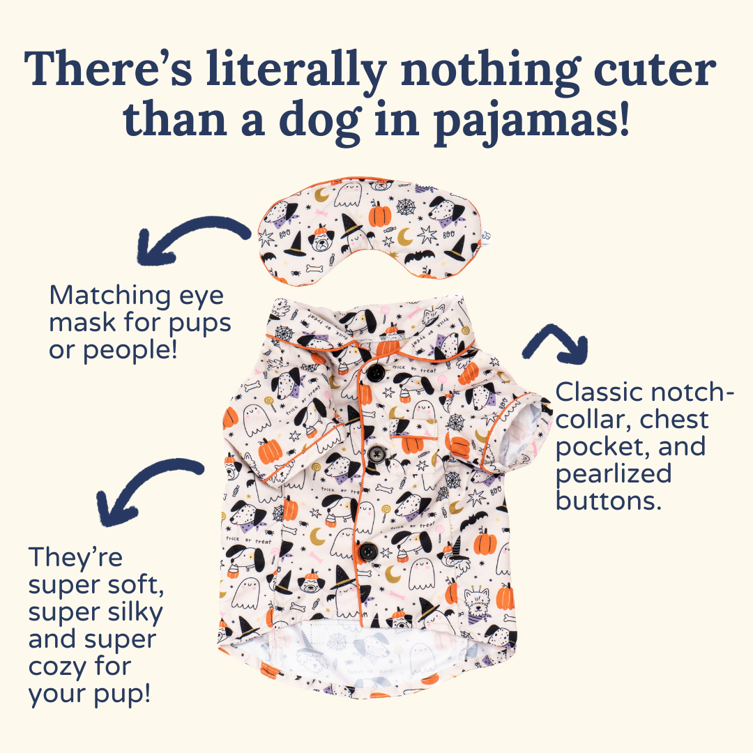 Howloween Pajamas + Human Eye Pillow